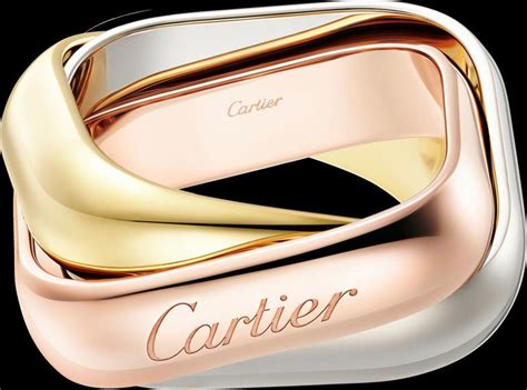 cartier bague trinity carrée